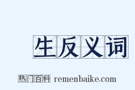 寫生反义词是什么意思的图片